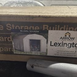 Arrow 10’ X 14’ Metal Shed (brand New In Box)