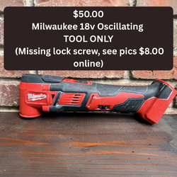 Milwaukee 18v Oscillating Tool