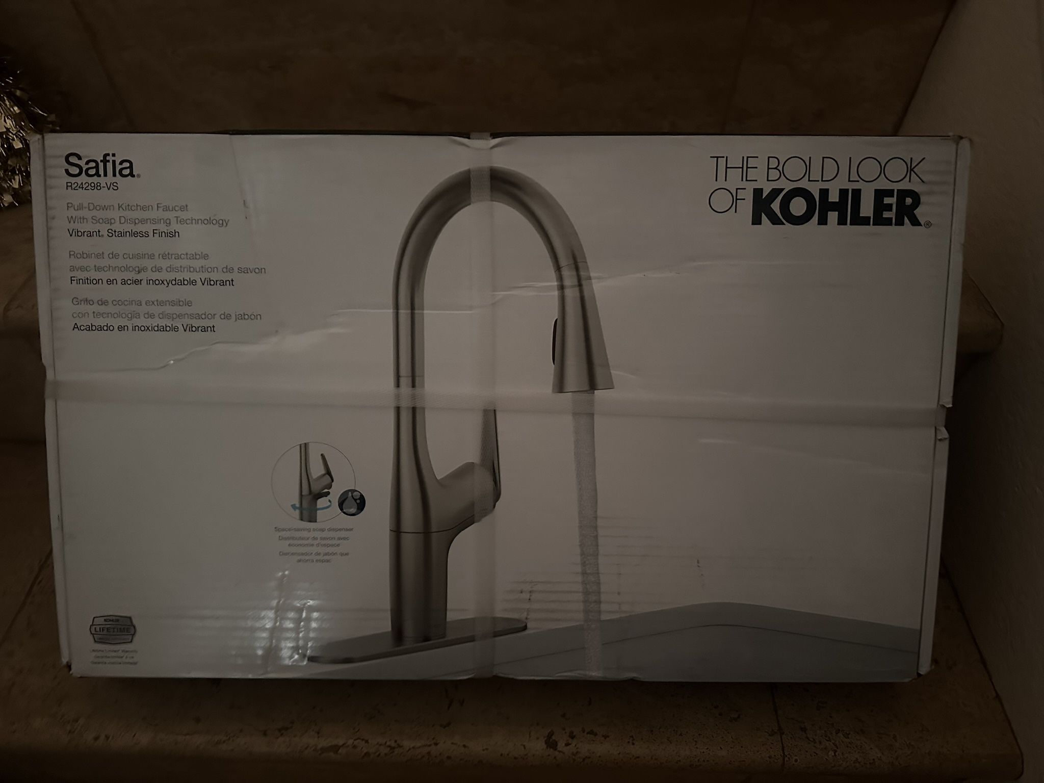 Sofia- Kohler Kitchen Faucet W/Integrated Soap Dispenser