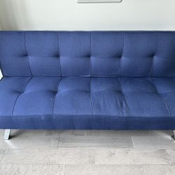 Blue Futon Sofa