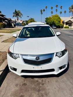 Acura TSX White Sedan