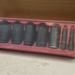 Snap-on Tools 7 pc 1/2" Drive 6-Point SAE Flank Drive® 