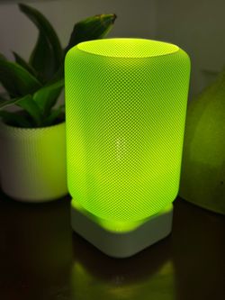 Green minimal table lamp