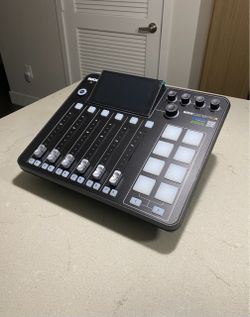 RODE RODECaster Pro II 2 Integrated Audio Production Studio (Black) With Angled Riser Stand