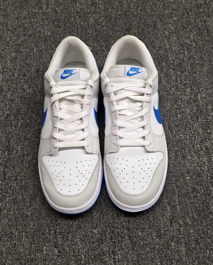 Nike Dunk Low Retro 'Summit White Photo Blue' Casual Sneakers DV0831-108 Size 12