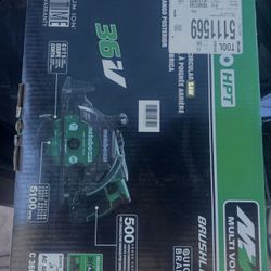 Saw Circular Saw METABO HPT Multi-Volt 36-volt 4 -Amp 7-1/4-in Brushless Hybrid Capable Cordless Circular saw (Battery Included and Charger Brand New 