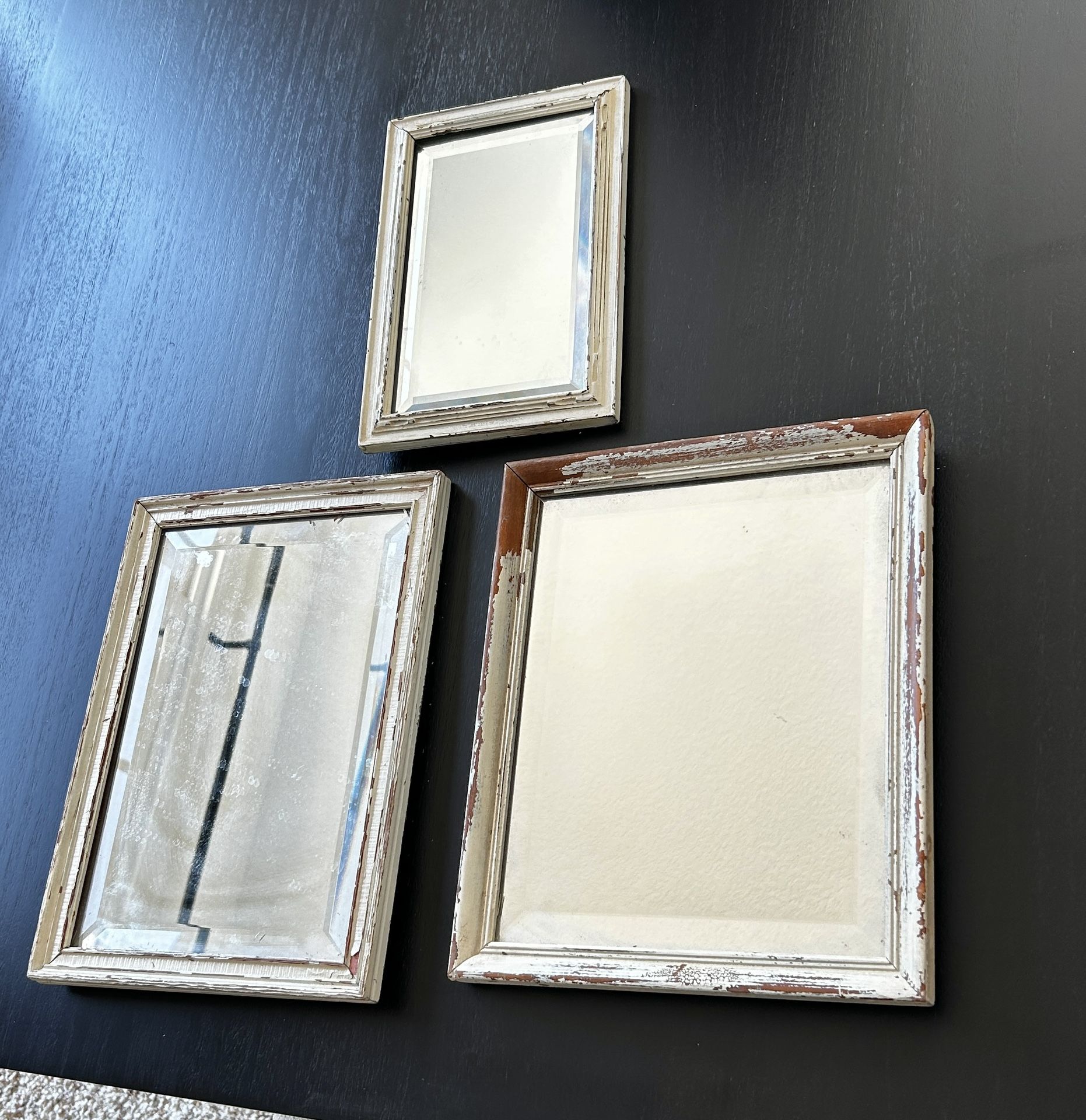 Set of 3 Vintage Mirrors