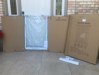 Brand new 76-79” extra wide gate (retails $180) - have 4 available