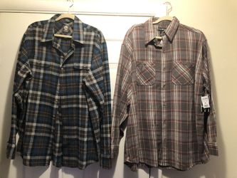 **Price Lowered** Mens Lot of 7 Long Sleeve Shirts….Size L and XL