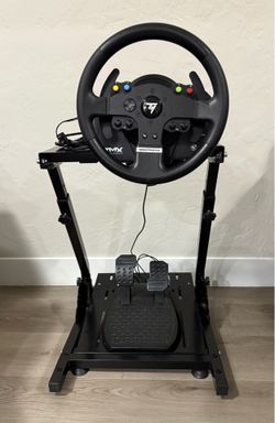 Thrustmaster TMX Force Feedback Racing Wheel and Pedal WITH VEVOR racing wheel stand
