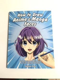 HOE TO DRAW ANIME AND MANGA FACES BOOK / BRAND NEW 