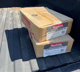 Makita Galvanized Roofing Coil Nails – 2 Boxes