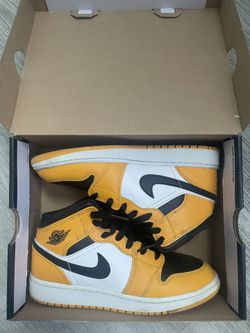 jordan’s 1 mid taxi/black-white 