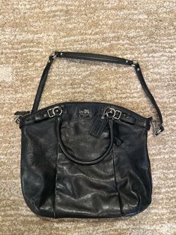 Coach Black Leather Shoulder Bag