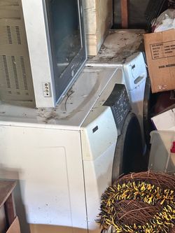 Washer and dryer for parts or repair