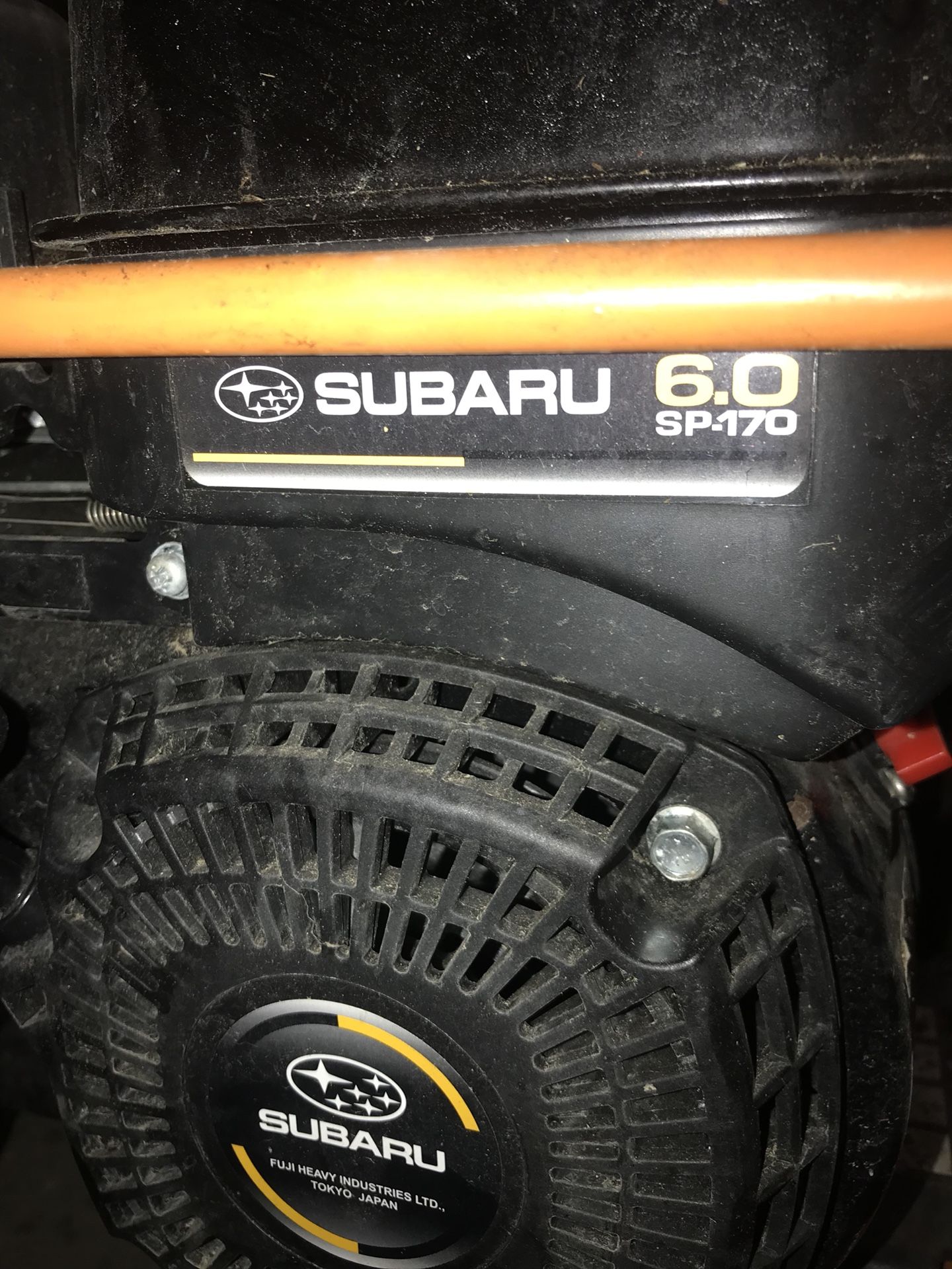Washer pressure ridgid motor Subaru 6.0 sp170