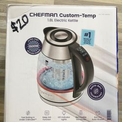 Chef man Custom temp electric kettle