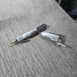 Mac Tools AR777 3/8" Drive Air Ratchet & Mac Tools AW138 Palm Grip Butterfly Impact Wrench 3/8"