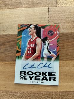 Caitlin Clark 2024 Panini Instant Rookie of the Year Autograph #CCROY-A — 22/25