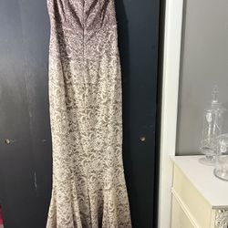 Purple Ombré Lace Dress Size Small