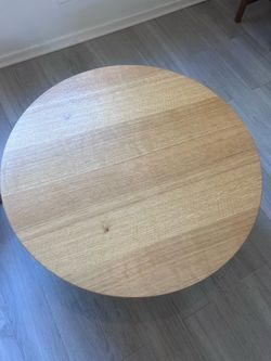 Wooden coffee table