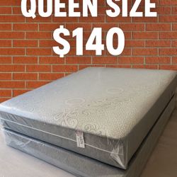 New Queen Size Mattress Regular With box Springs Set NEW MATTRESS INNERSPRING 