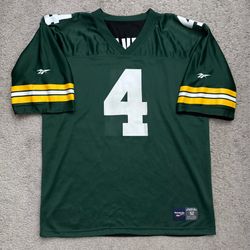 Brett Favre #4 Green Bay Packers NFL Reebok Reversible Jersey Mens Size 52 XL