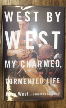Jerry West inscription SIGNED book "West by West"