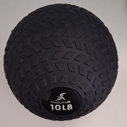 Slam Ball, 10 LB - Weighted Medicine Fitness Ball with Easy Grip Tread