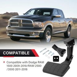  Rear Bed Step 2009-2018 Dodge Ram 1500, Ram 2500/3500 Retrac