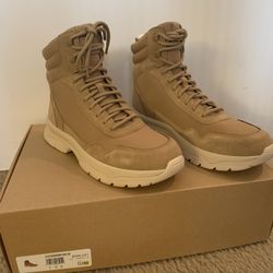 Men’s Size 10 Vince Elvio Leather Suede Lug Boot Water Repellent New (retails $395) 