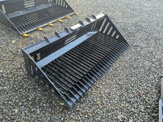 66" Skid Steer or Tractor Rock Bucket