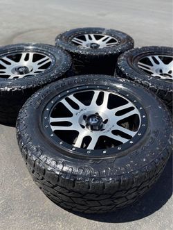 FINANCING AVAILABLE Fuel Recoil 6x135 20” Wheels And 33” Toyo All-Terrain Tires