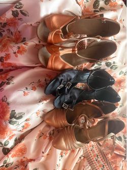 Ballroom shoes 3 pairs Size 7-7.5