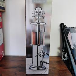 Skull Themed Gas Pump Beverage Dispenser