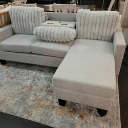 New Grey Sectional 