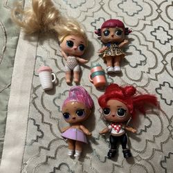 Beautiful Tiny Dolls (6) Pzs