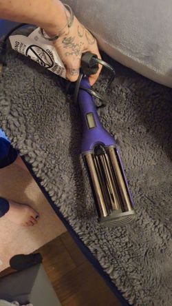 Ion titanium triple barrel waver