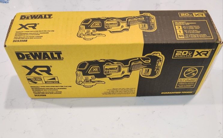 Dewalt 20V XR Brusnless 3 Speed multi Tool DCS35B
