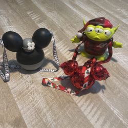 Disneyland Popcorn Holder And A Drink Holder