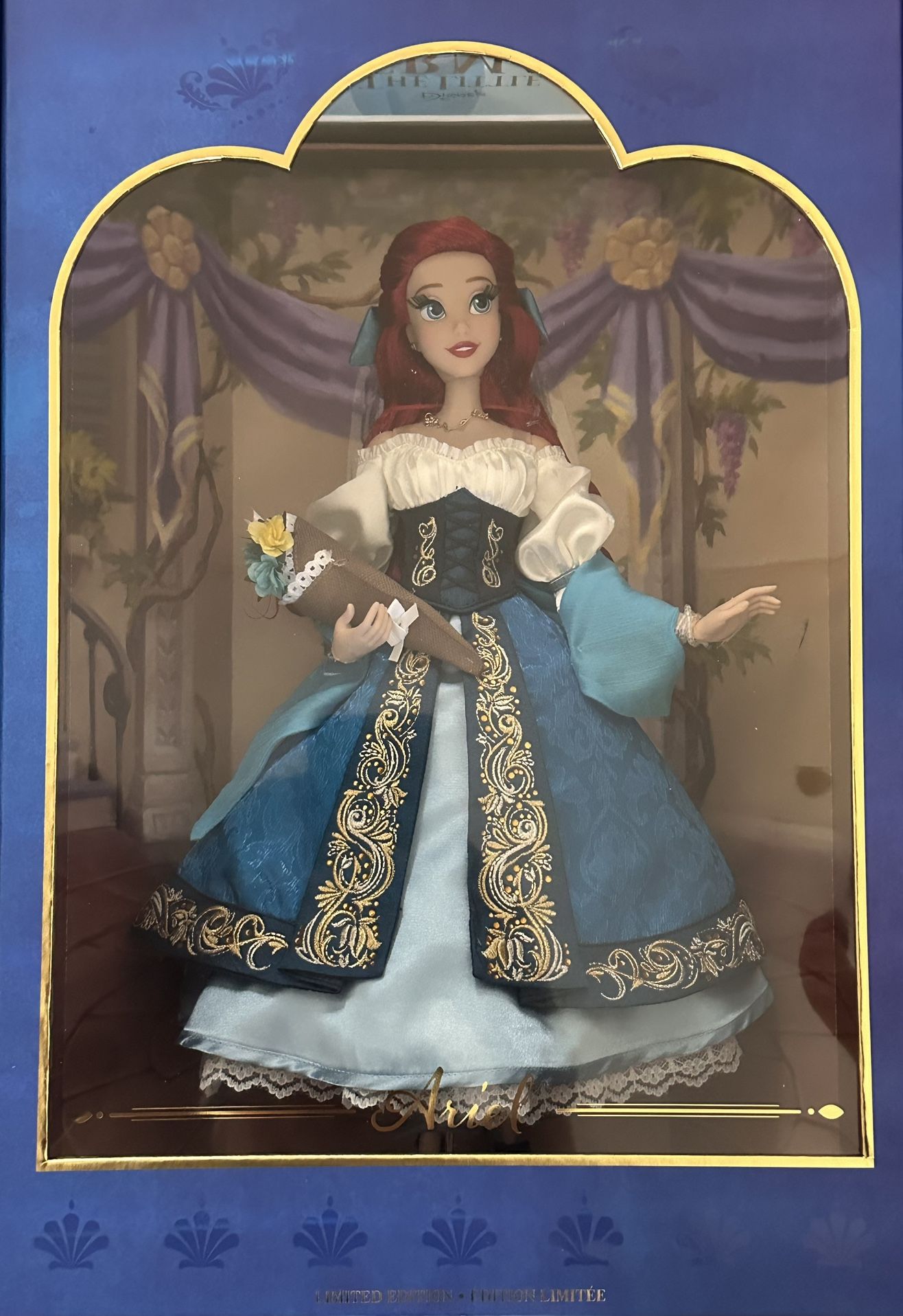 D23 2024 Disney Little Mermaid Ariel Limited Edition Doll 17" Exclusive LE 1000