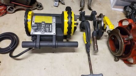 Oster 100 Power Drive Pipe Threader With Tripod Stand