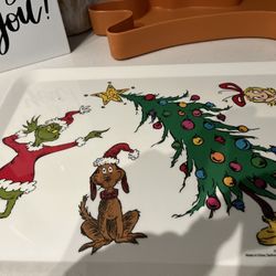 New Grinch Tray. Too Cute. 