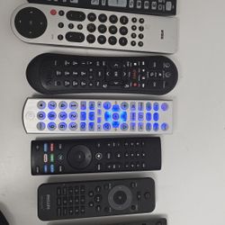 Lot of Remote Controls – RCA, Philips, TCL, Xfinity, Element, GE, Vizio