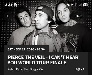 Pierce the Viel pit tickets