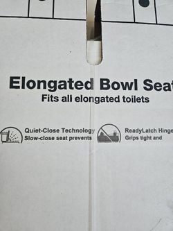 NEW Kohler Elongated Toilet Seat - Quiet-Close & ReadyLatch (White)