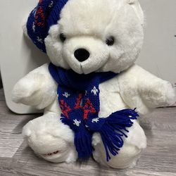 1996 10th Anniversary Collectible Holiday Teddy Bear