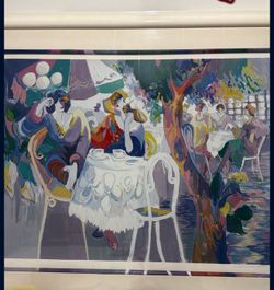 Vintage Isaac Maimon - 1994 West Bank Cafe Signed