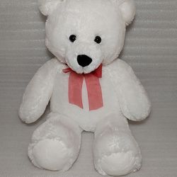 BEAR Stuffed Toy. White. New
