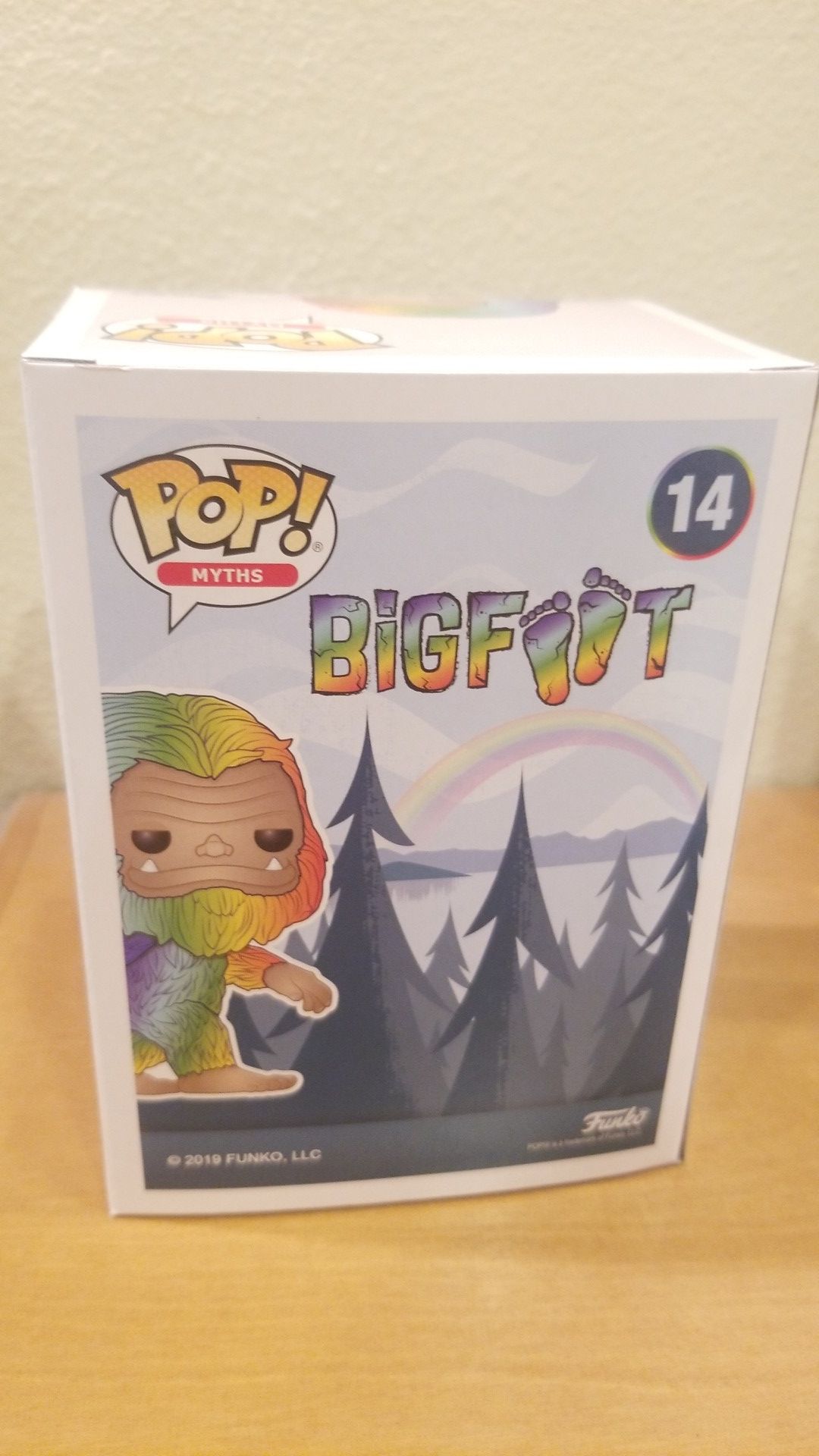 Funko pop Bigfoot Rainbow new